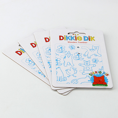 700gsm έγγραφο 14cm*20cm εκτυπώσιμες κάρτες επιγραφών προϊόντων για τα παιχνίδια παιδιών