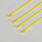 Πολυ δεσμοί καλωδίων σκοπού κίτρινοι νάυλον 3.6mmX250mm μόνοι δεσμοί καλωδίων κλειδώματος νάυλον 66