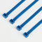 Επαναχρησιμοποιήσιμοι μεγάλοι μπλε μόνοι δεσμοί 7.6MMx250MM φερμουάρ καλωδίων κλειδώματος νάυλον