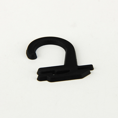 2mm 2.5mm παχιά εκτύπωση Silkscreen γάντζων PE μαύρη πλαστική
