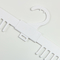 Άσπρο πλαστικό Lingerie τυπωμένο συνήθεια λογότυπο κρεμαστρών ενδυμάτων εσώρουχων κρεμαστρών θηλυκό